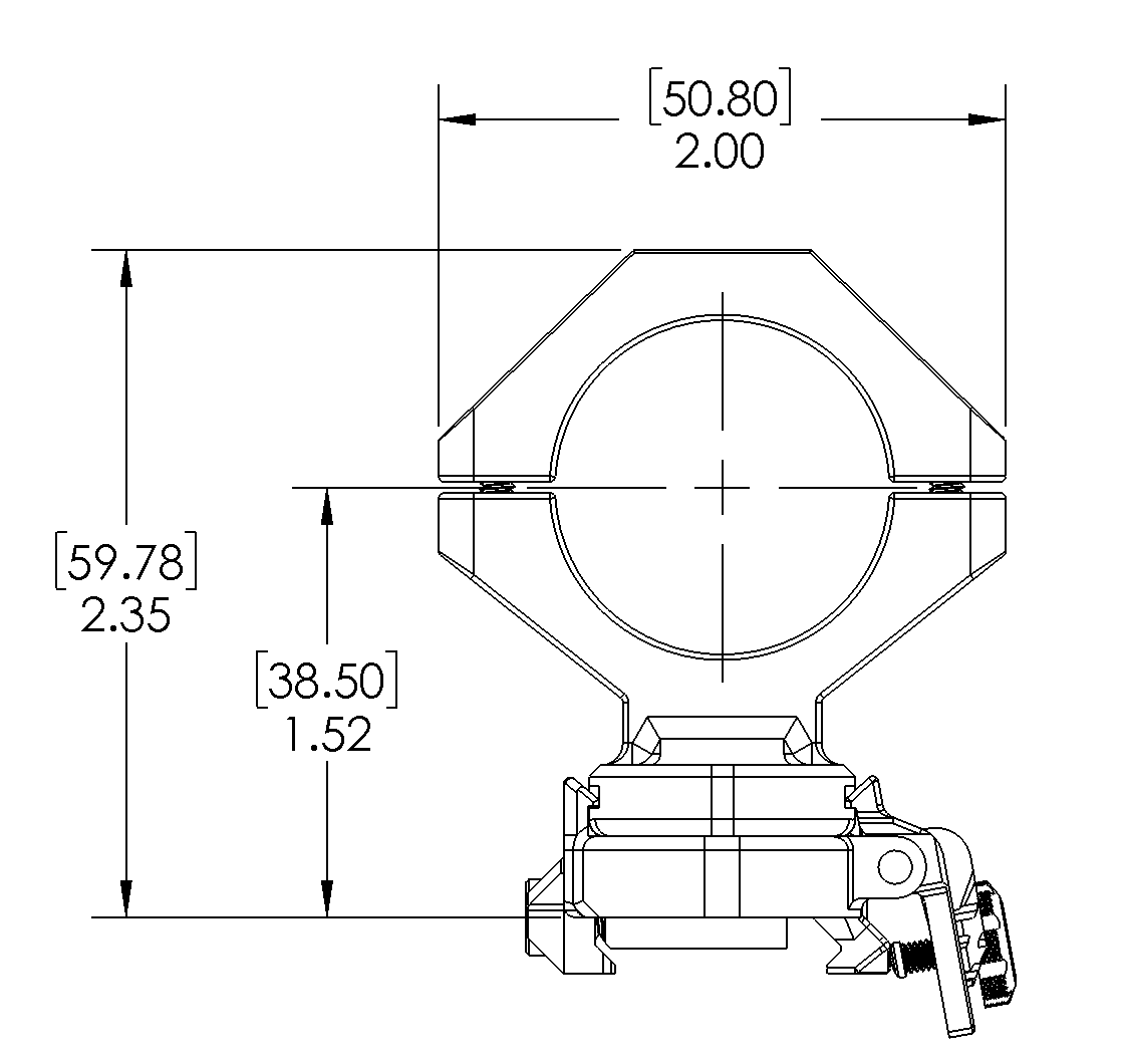 30mm x 38.5mm Magnetic Ring Mount Set